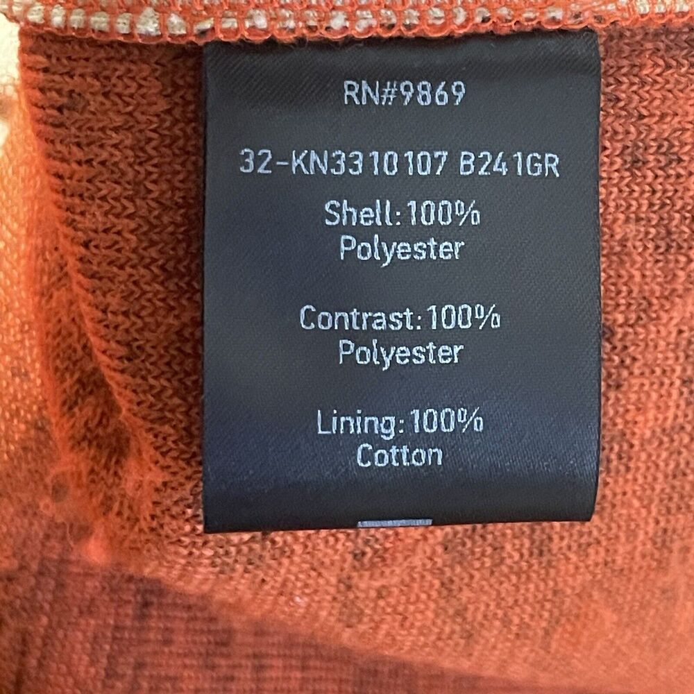 NWOT Todd Snyder Sherpa Pile Fleece Full Zip Jacket Orange Medium Men - Picture 5 of 8